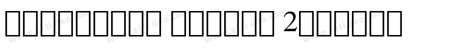 Bookshelf Symbol 2字体转换